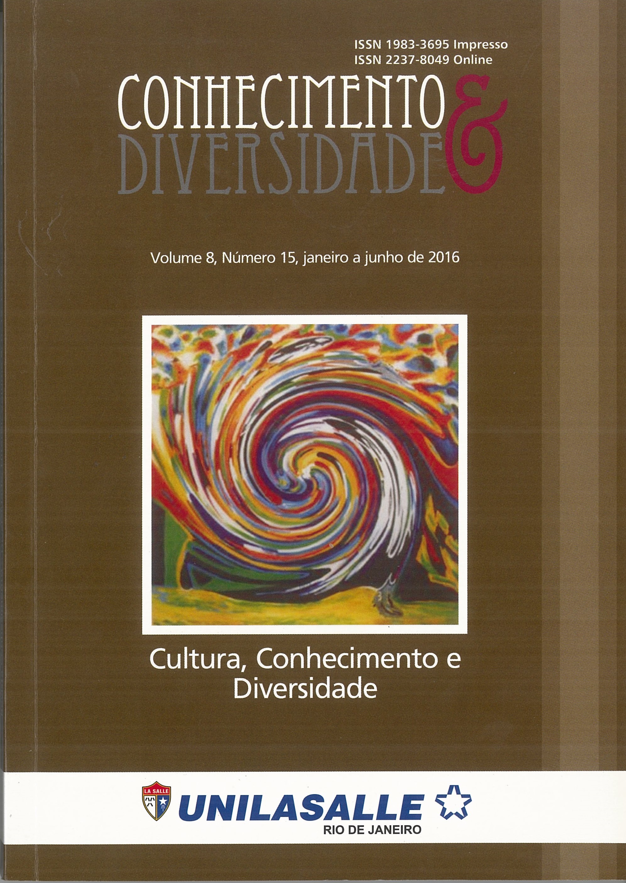 					Visualizar v. 8 n. 15 (2016): Cultura, Conhecimento e Diversidade
				
